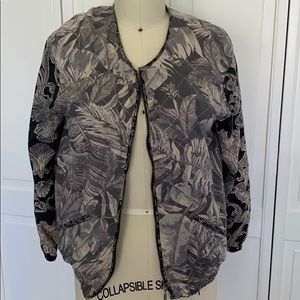 H&M Lightweight Printed Bomber Jacket